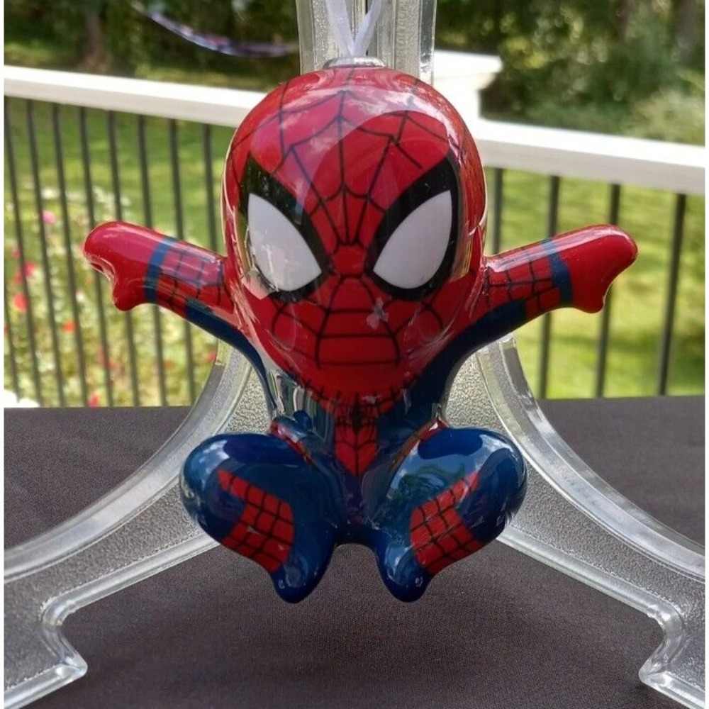 Spiderman Marvel plastic hanging ornament Christmas holiday cake topper
